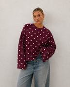 Longsleeve Polka Dots - Baumwolle