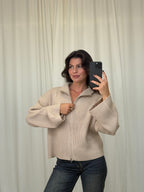 Strickjacke Cozy - Zipper