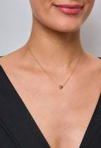 wasserfeste, nickelfrei Halskette mit einem kleinen Herz in gold und silber 