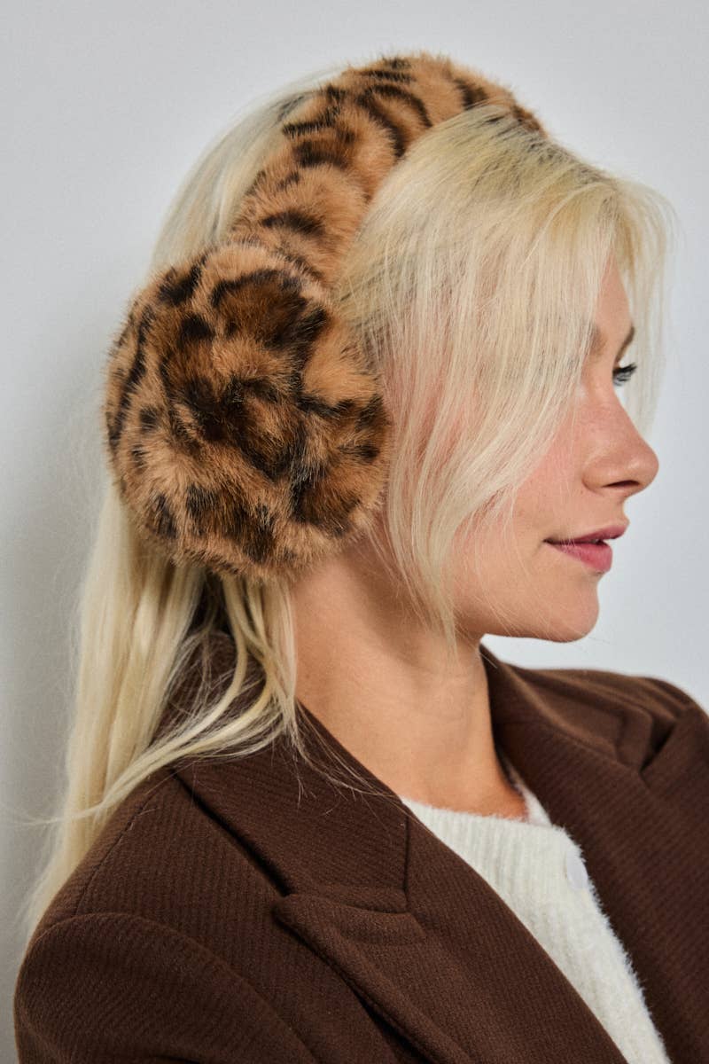 flauschige Ohrenwärmer Winter Leo 