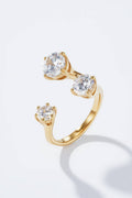 glitzernder Ring mit Statement Steinen nickelfrei und wasserfest 