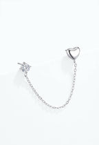 Ohrring Kette Heart (1 Stück)