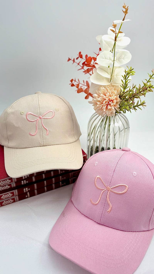 Cap Bow Rosa|Beige