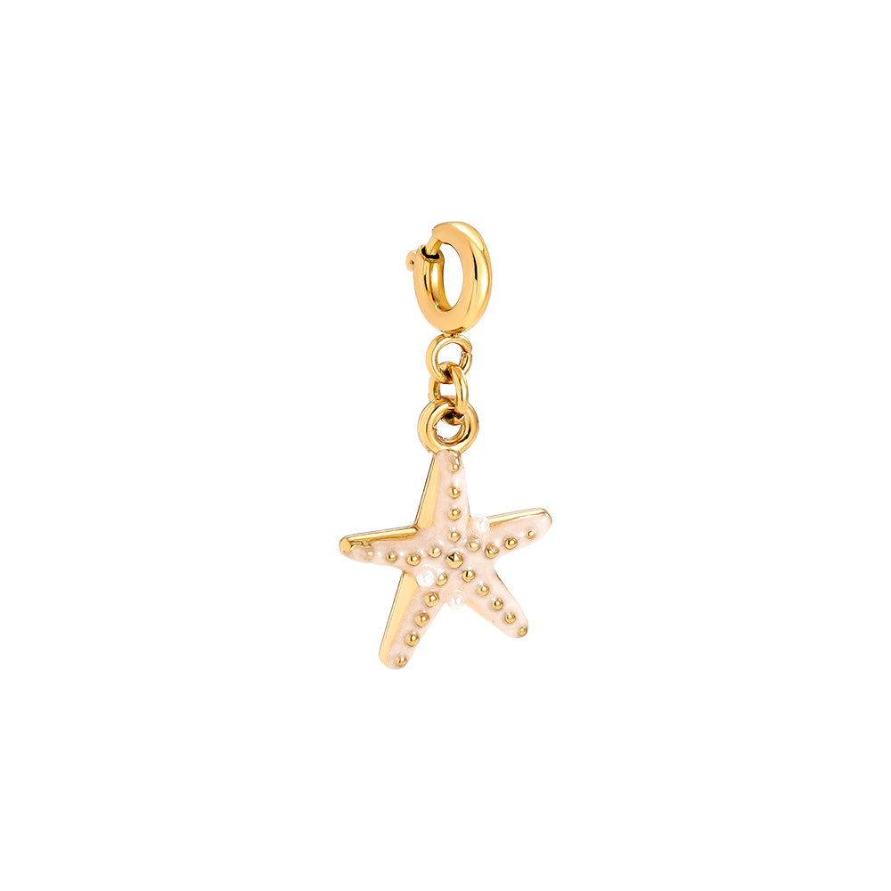 Charm Seastar Creme (Clip)