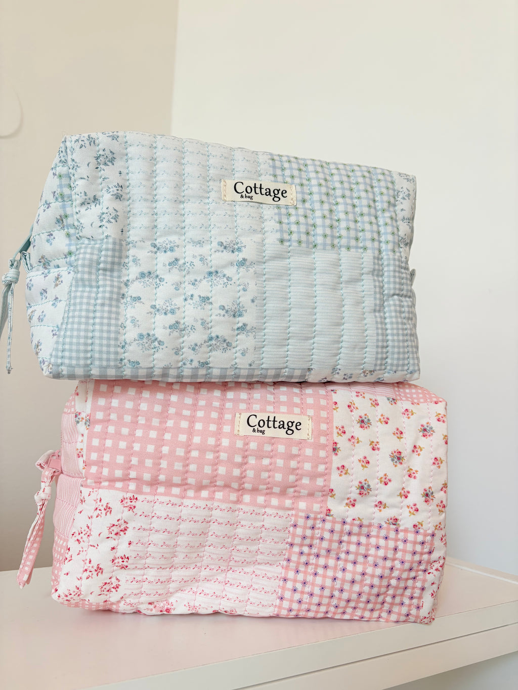 XL Kosmetiktasche Cottage - Baumwolle