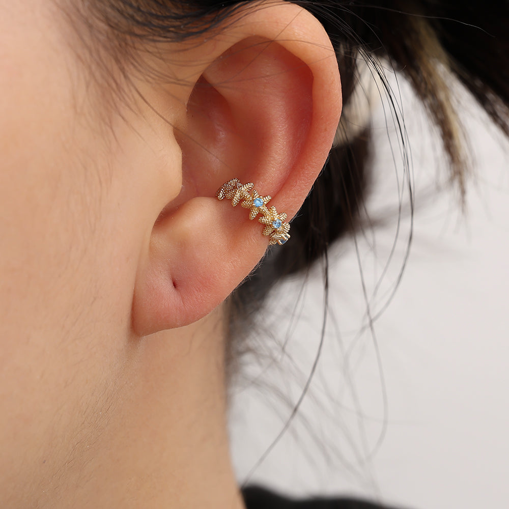 Earcuff Starfish (Kupfer)