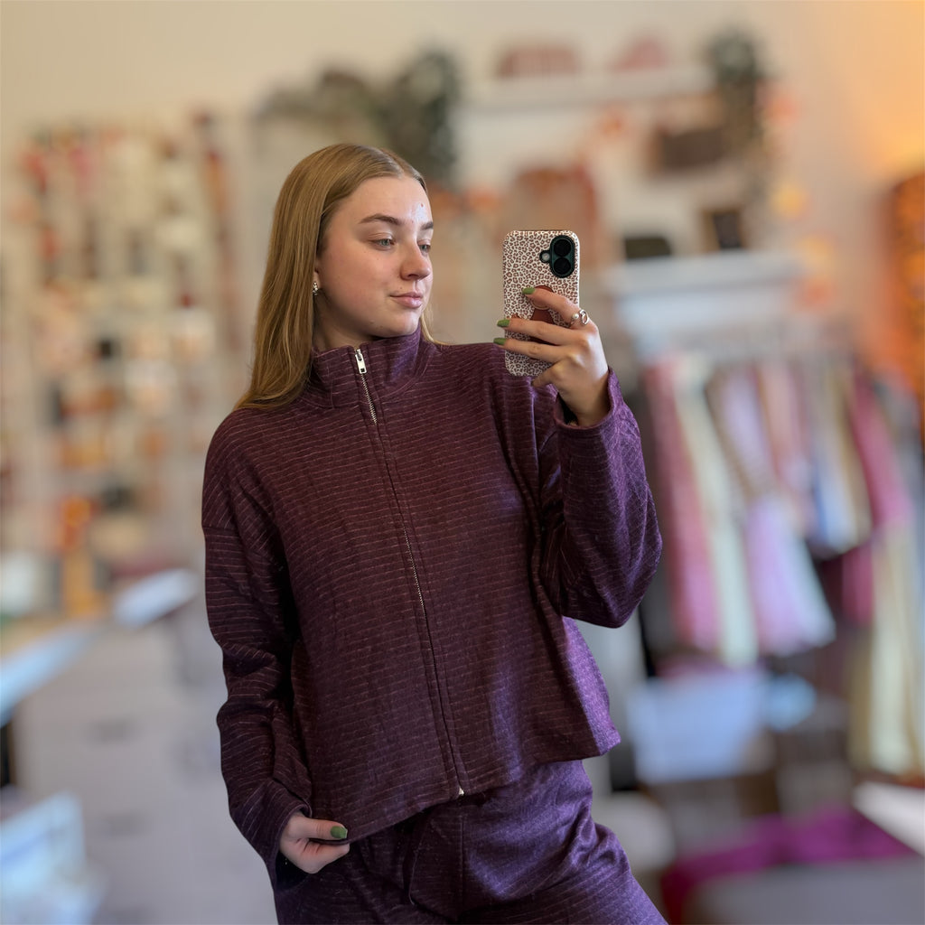Jacke Cozy Stripes