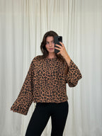 Leo muster long sleeve aus Baumwolle