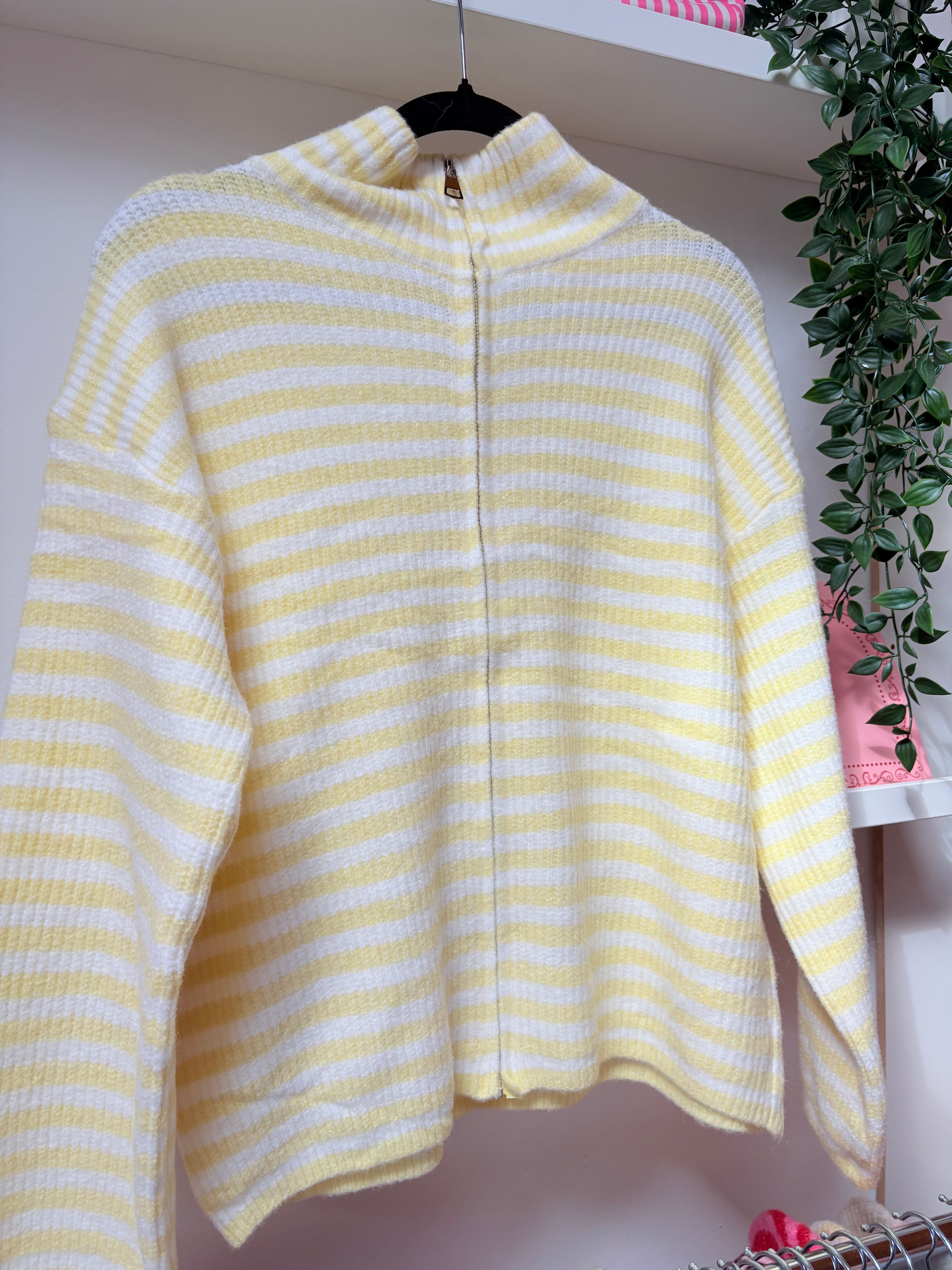 Strickjacke Stripes - Zipper