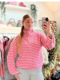 Strickjacke Stripes - Zipper